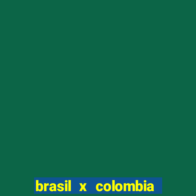 brasil x colombia preolimpico palpite