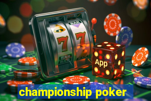 championship poker