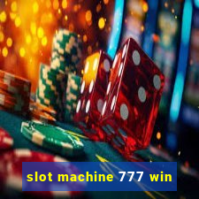 slot machine 777 win