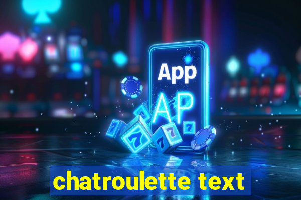 chatroulette text