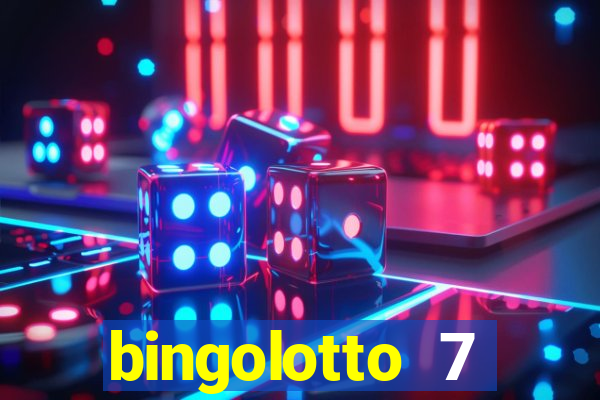 bingolotto 7 januari 2024