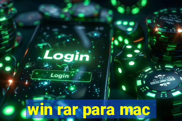 win rar para mac