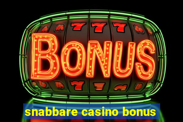 snabbare casino bonus