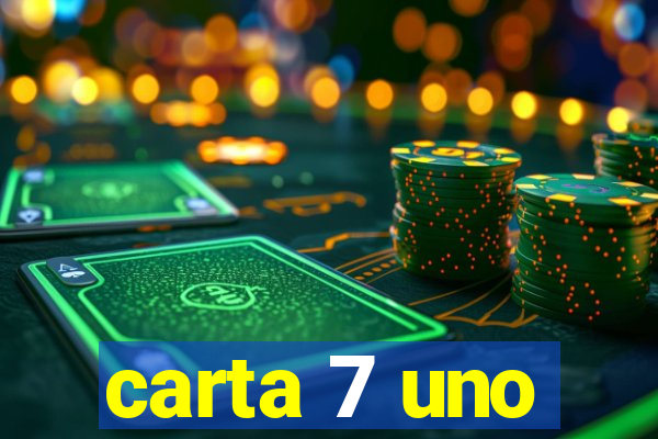 carta 7 uno