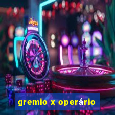 gremio x operário