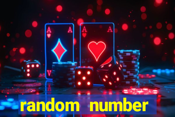 random number generator bingo