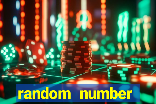 random number generator bingo