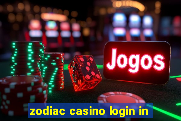 zodiac casino login in