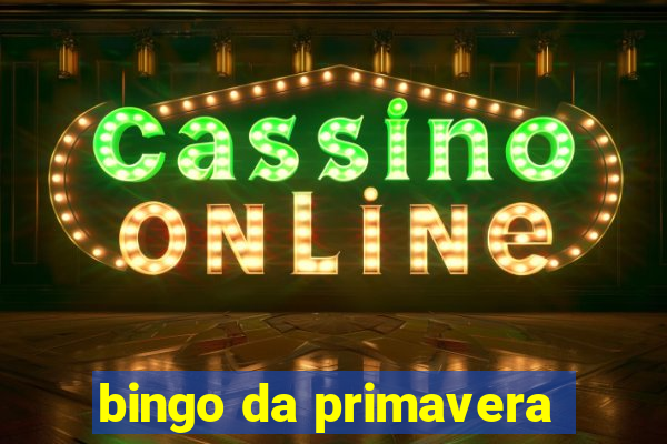 bingo da primavera