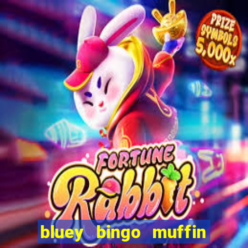 bluey bingo muffin and socks