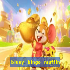 bluey bingo muffin and socks