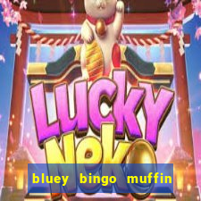 bluey bingo muffin and socks