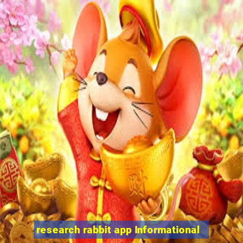 research rabbit app Informational