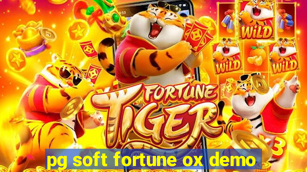 pg soft fortune ox demo