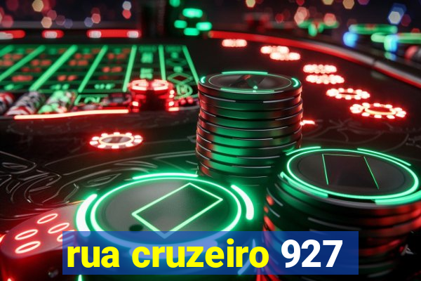 rua cruzeiro 927