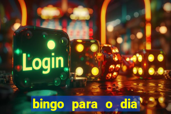 bingo para o dia da mulher