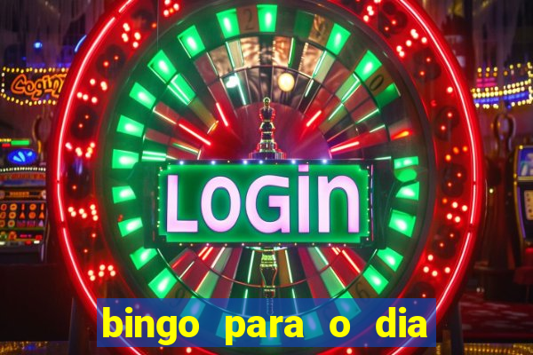 bingo para o dia da mulher