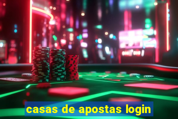 casas de apostas login