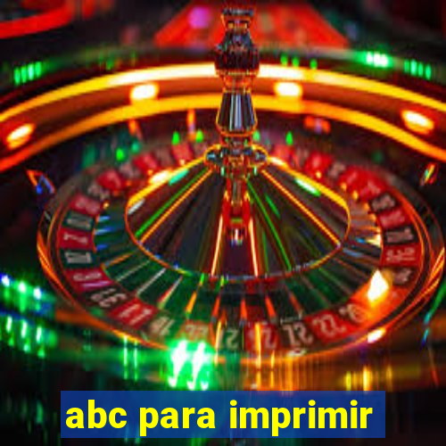 abc para imprimir