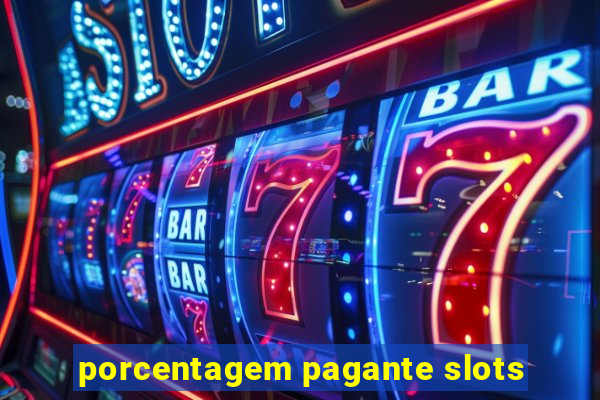 porcentagem pagante slots