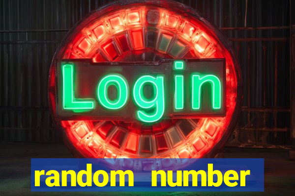 random number generator slot machine