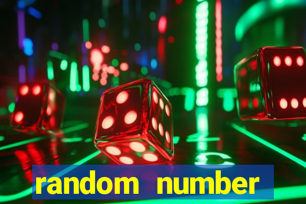 random number generator slot machine