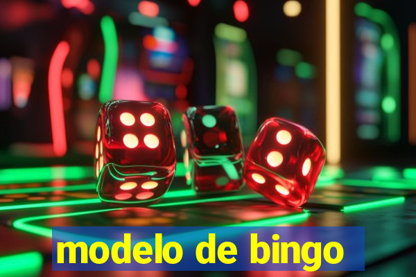 modelo de bingo