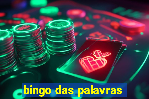 bingo das palavras