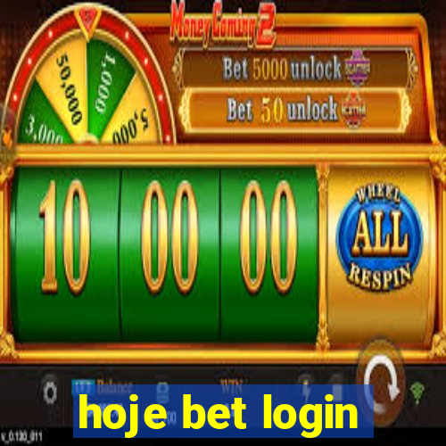 hoje bet login