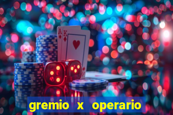 gremio x operario ao vivo