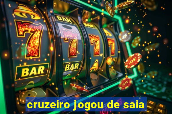 cruzeiro jogou de saia