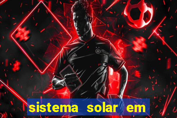 sistema solar em tempo real