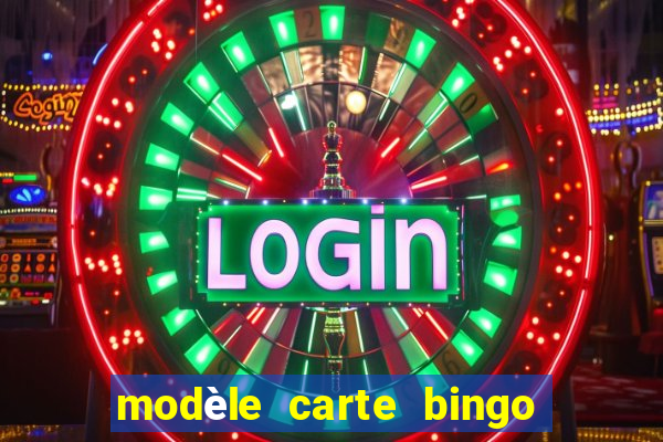 modèle carte bingo quarantaine gratuit