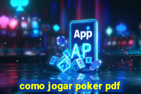 como jogar poker pdf