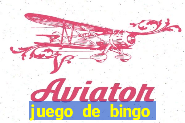 juego de bingo para ganar dinero