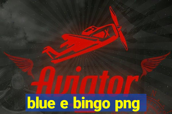 blue e bingo png