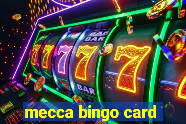 mecca bingo card