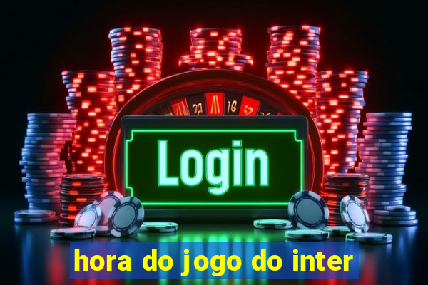 hora do jogo do inter