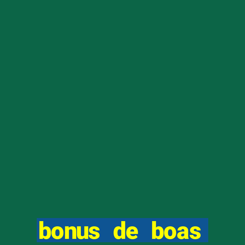 bonus de boas vindas sem depósito