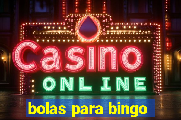 bolas para bingo