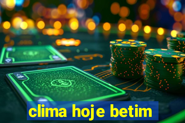 clima hoje betim