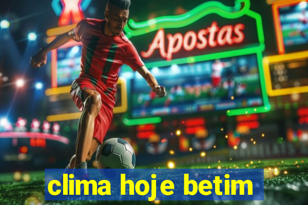 clima hoje betim