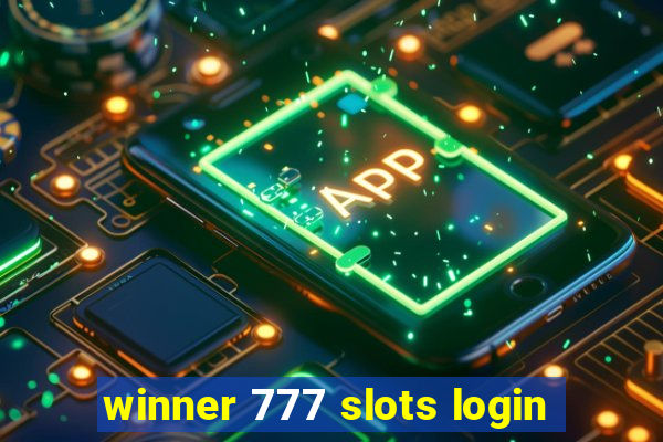 winner 777 slots login