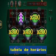 tabela de horários fortune tiger