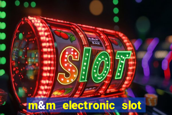 m&m electronic slot machine candy dispenser