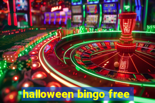 halloween bingo free