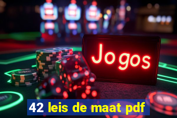 42 leis de maat pdf