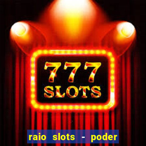 raio slots - poder de zéus