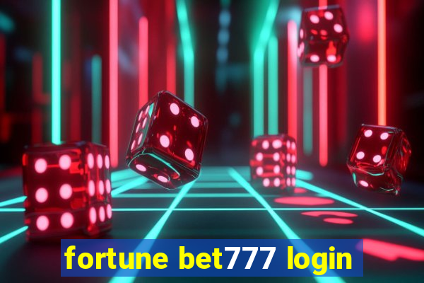 fortune bet777 login