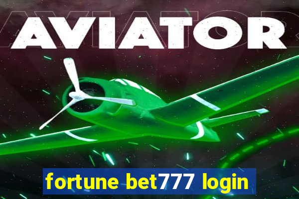 fortune bet777 login